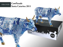 CowParade Santa Catarina 2011, Ora Poix, autor: Marcos Hass Horn.