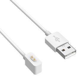 Ładowarka USB Mi Band / Smart Band 8 / 8 PRO, WHITE / BIAŁY, 100cm