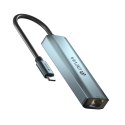 Devia adapter HUB USB-C 3.1 do 4x USB 3.0 ciemnoszary