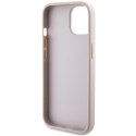 Guess nakładka do iPhone 15 Pro Max 6,7" GUHCP15SG4GLPI HC PC/TPU 4G PU BOTTOM STRIPE różowa