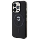 Karl Lagerfeld nakładka do iPhone 15 Pro Max 6,7" KLHMP15XHFCKNOK KARL HC MAGSAFE IML IKONIK czarna