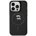 Karl Lagerfeld nakładka do iPhone 15 Pro Max 6,7" KLHMP15XHFCKNOK KARL HC MAGSAFE IML IKONIK czarna