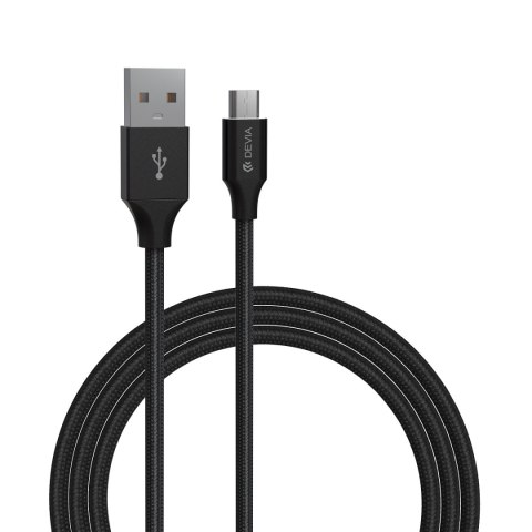 Devia kabel Gracious USB - MicroUSB 2,0 m 2,1A czarny