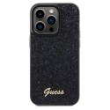 Guess nakładka do iPhone 14 Pro Max 6,7" GUHCP14XPMSDGSK HC PU DISCO SCRIPT METAL czarna