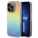 Guess nakładka do iPhone 15 Pro 6,1" GUHCP15LHDECMI HC IML Faceted Mirror Disco Iridescent