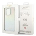 Guess nakładka do iPhone 15 Pro 6,1" GUHCP15LHDECMI HC IML Faceted Mirror Disco Iridescent