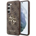 Guess nakładka do Samsung Galaxy S23 FE GUHCS23FE4GMGBR GUESS HC PU 4G BIG METAL LOGO brązowa