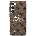 Guess nakładka do Samsung Galaxy S23 FE GUHCS23FE4GMGBR GUESS HC PU 4G BIG METAL LOGO brązowa