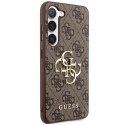 Guess nakładka do Samsung Galaxy S23 FE GUHCS23FE4GMGBR GUESS HC PU 4G BIG METAL LOGO brązowa