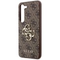 Guess nakładka do Samsung Galaxy S23 FE GUHCS23FE4GMGBR GUESS HC PU 4G BIG METAL LOGO brązowa