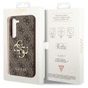 Guess nakładka do Samsung Galaxy S23 FE GUHCS23FE4GMGBR GUESS HC PU 4G BIG METAL LOGO brązowa