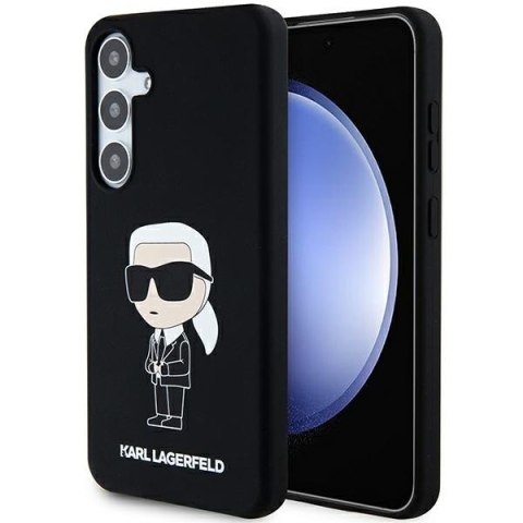 Karl Lagerfeld nakładka do Samsung Galaxy S24 Plus KLHCS24MSNIKBCK czarna HC SILICONE NFT IKONIK