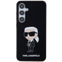 Karl Lagerfeld nakładka do Samsung Galaxy S24 Plus KLHCS24MSNIKBCK czarna HC SILICONE NFT IKONIK