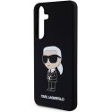 Karl Lagerfeld nakładka do Samsung Galaxy S24 Plus KLHCS24MSNIKBCK czarna HC SILICONE NFT IKONIK