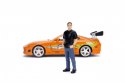 Pojazd Fast & Furious Szybcy i Wściekli Toyota Supra 1/24 z figurką