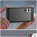 Etui do Samsung Galaxy S24+ Plus pancerne plecki obudowa na telefon case Alogy Carbon Silicone czarne