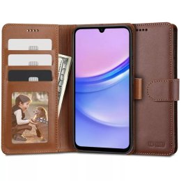 Etui portfel Wallet do Samsung Galaxy A15 4G / 5G Brown
