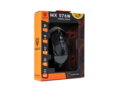 Liocat mysz gamingowa MX 576W bezprzewodowa czarna