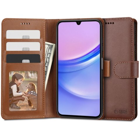 TECH-PROTECT WALLET GALAXY A15 4G / 5G BROWN