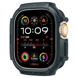 Spigen nakładka Rugged Armor do Apple Watch Ultra 1 / 2 (49 mm) ciemnozielona