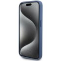 Guess nakładka do iPhone 14 Pro Max 6,7" GUHMP14XG4GFRB niebieska HC MAGSAFE PU 4G RING CLASSIC LOGO
