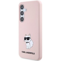 Karl Lagerfeld nakładka do Samsung Galaxy S24 Plus KLHCS24MSNCHBCP różowa HC SILICONE NFT CHOUPETTE