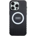 Audi nakładka do iPhone 15 Pro Max 6,7" czarna IML Big Logo MagSafe Case