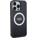 Audi nakładka do iPhone 15 Pro Max 6,7" czarna IML Big Logo MagSafe Case