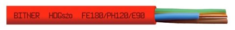 KABEL P.POŻ OGNIOODPORNY BITNER HDGsżo PH120 300/500V 3x1,5 - 100m