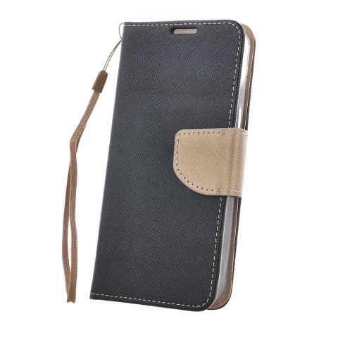 Etui Smart Fancy do Samsung Galaxy S24 Plus złoto-czarne