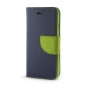 Etui Smart Fancy do Samsung Galaxy S24 granatowo-zielony