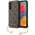 Guess nakładka do Samsung Galaxy S23 FE GUHCS23FEGF4GBR GUESS HC PU 4G CHARM brązowa