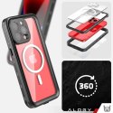 Etui do Apple iPhone 15 Pro Pancerne 360 case wodoodporne Armor IP68 Alogy czarne