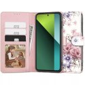 Etui portfel Wallet do Xiaomi Redmi Note 13 Pro 5G / Poco X6 5G Blossom Flower