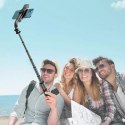 Selfie Stick L05S Wireless statyw Tripod & Led Light Black