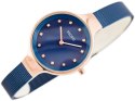 ZEGAREK DAMSKI PACIFIC 6009 (zy596e) - blue/rosegold