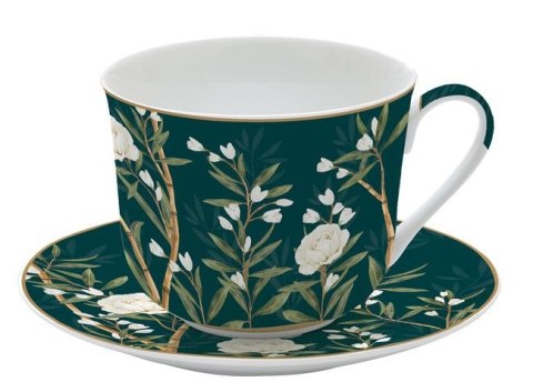 Atmosphere Filiżanka Porcelanowa ze Spodkiem w Ozdobnym Pudełku 400 ml