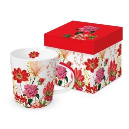 Kwiaty Kubek Porcelanowy w Ozdobnym Pudełku 350 ml