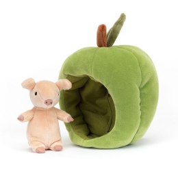 Owocowy Domek Zielone Jabłuszko Prosiaczek 18 cm