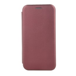 Etui Smart Diva do Samsung Galaxy A35 5G burgundowe