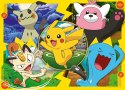 Puzzle 4x100 elementów Pokemon zestaw