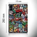 Etui do Xiaomi Redmi Pad SE 2023 11" Smart Case Cover z klapką obudowa futerał pokrowiec Graffiti