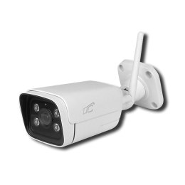 Kamera zewnętrzna BULLET biała IP66 PTZ WiFi&LAN 4Mpix 85*LED 4*IR 10W DC12V/1A LTC Vision