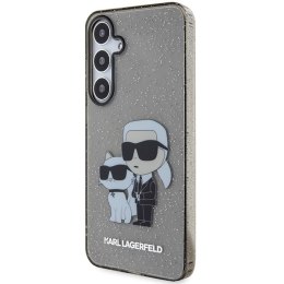 Karl Lagerfeld nakładka do Samsung Galaxy S24+ KLHCS24MHNKCTGK czarna HC IML GLIT NFT K&C