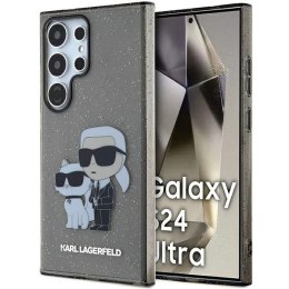 Karl Lagerfeld nakładka do Samsung Galaxy S24 Ultra KLHCS24LHNKCTGK czarna HC IML GLIT NFT K&C