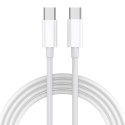 Kabel oryginalny Apple USB-C do USB-C do iPhone 15, 15 Pro, 15 Pro Max przewód 1m MUF72ZM/A Biały