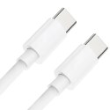 Kabel oryginalny Apple USB-C do USB-C do iPhone 15, 15 Pro, 15 Pro Max przewód 1m MUF72ZM/A Biały