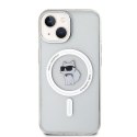 Karl Lagerfeld nakładka do iPhone 15 6,1" KLHMP15SHFCCNOT transparentna HC Magsafe IML C