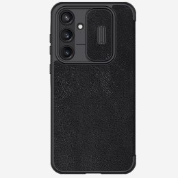 Nillkin Qin Pro Leather Case Samsung A35 5G, BLACK / CZARNY