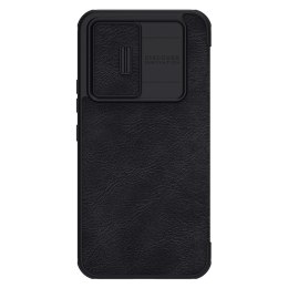 Nillkin Qin Pro Leather Case Samsung A54 5G, BLACK / CZARNY